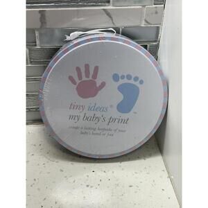 New Tiny Ideas My Baby's Hand Print or Foot Print Keepsake